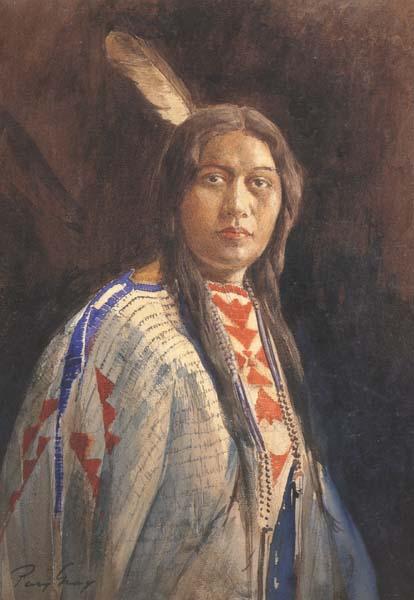 Percy Gray Indian Maiden (mk42) oil painting image